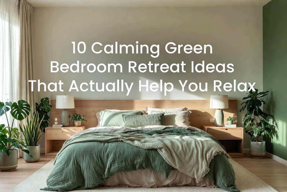 10 Calming Green Bedroom Retreat Ideas That Actually Help You Relax