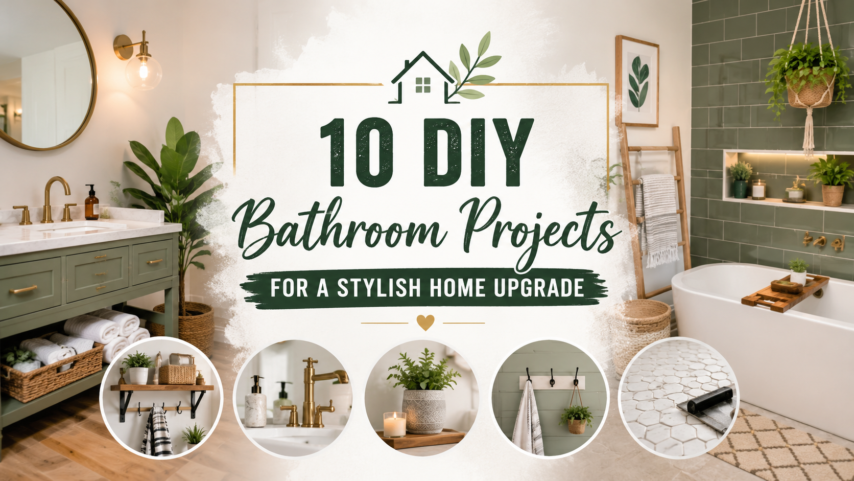 10 DIY Bathroom Projects for a Stylish Home Upgrade