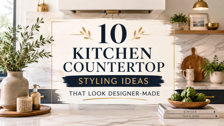 10 Kitchen Countertop Styling Ideas That Look Designer-Made