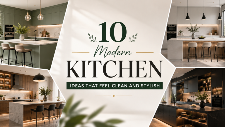 10 Modern Kitchen Ideas That Feel Clean and Stylish