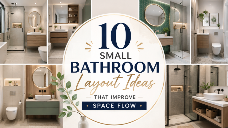 10 Small Bathroom Layout Ideas That Improve Space Flow