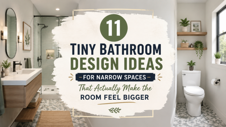 11 Tiny Bathroom Design Ideas for Narrow Spaces That Actually Make the Room Feel Bigger