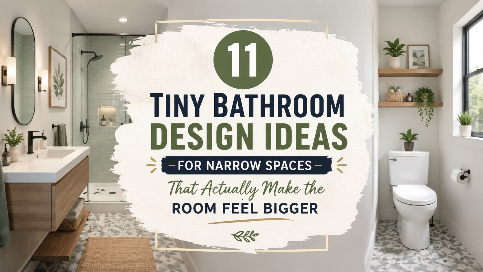 11 Tiny Bathroom Design Ideas for Narrow Spaces That Actually Make the Room Feel Bigger