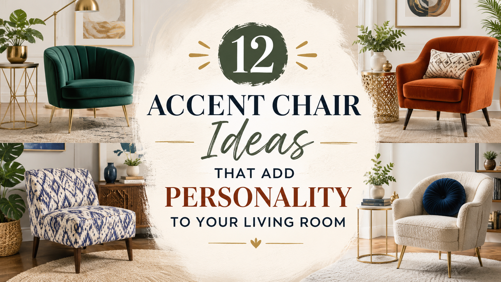 12 Accent Chair Ideas That Add Personality to Your Living Room