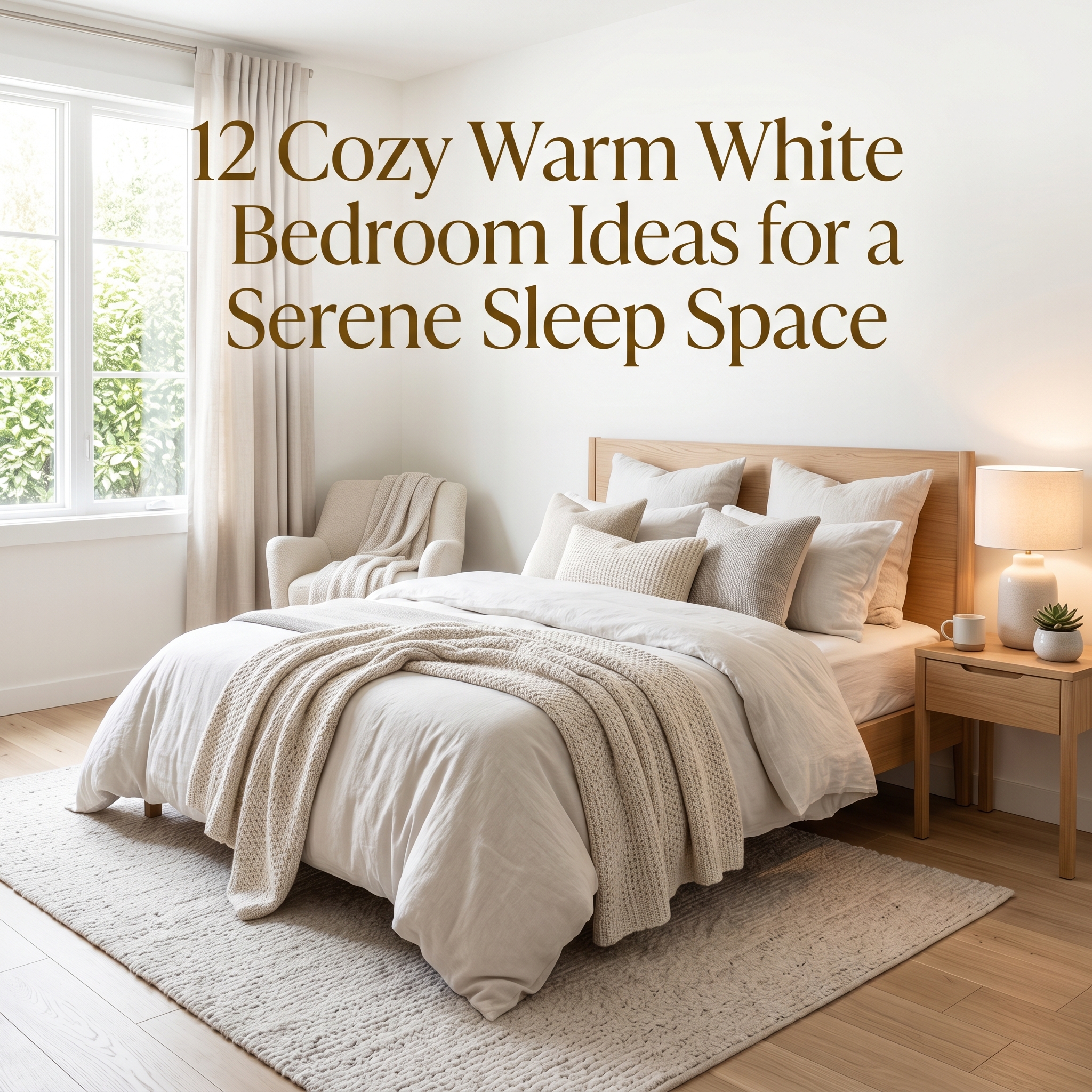 12 Cozy Warm White Bedroom Ideas for a Serene Sleep Space