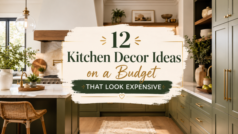 12 Kitchen Decor Ideas on a Budget That Look Expensive