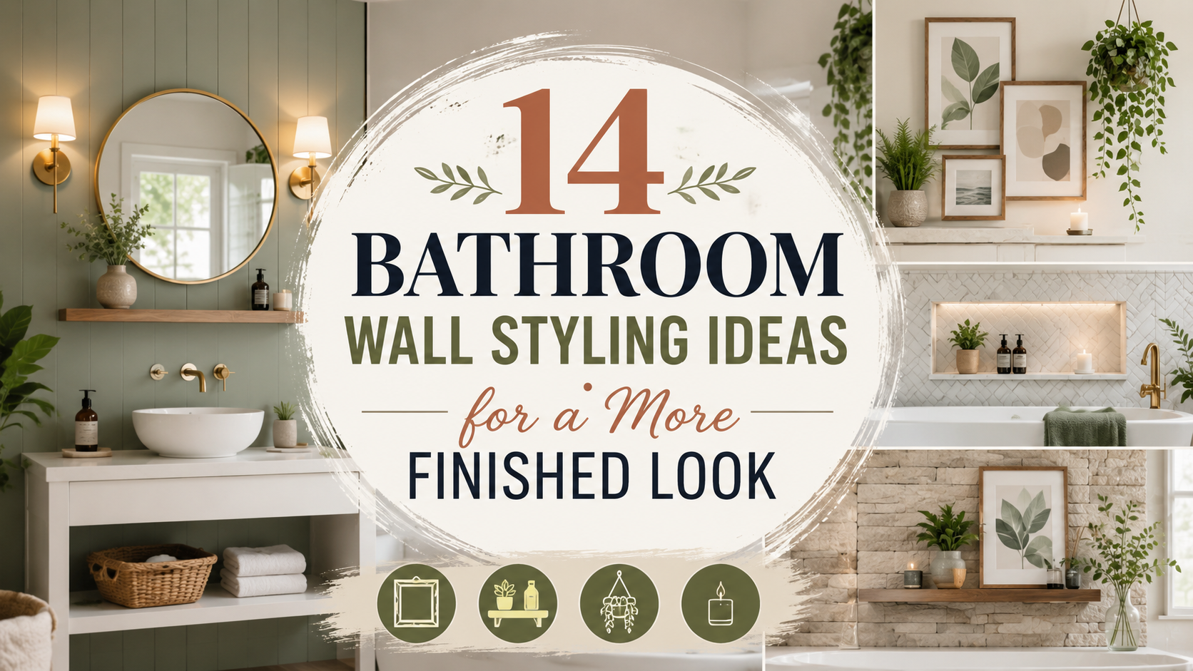 14 Bathroom Wall Styling Ideas for a More Finished Look
