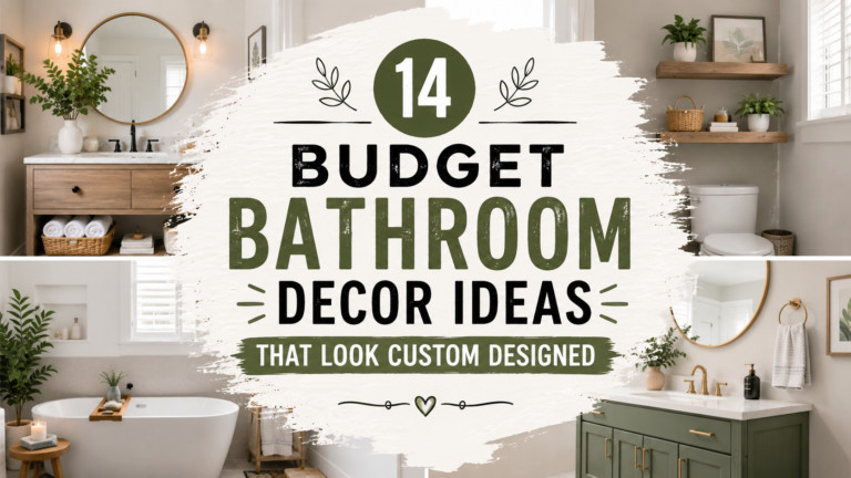 14 Budget Bathroom Decor Ideas That Look Custom Designed