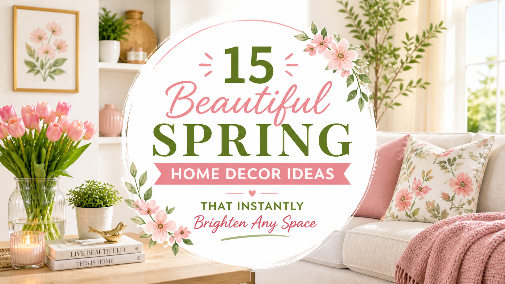15 Beautiful Spring Home Decor Ideas That Instantly Brighten Any Space