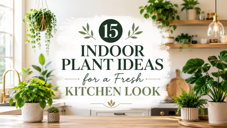 15 Indoor Plant Ideas for a Fresh Kitchen Look