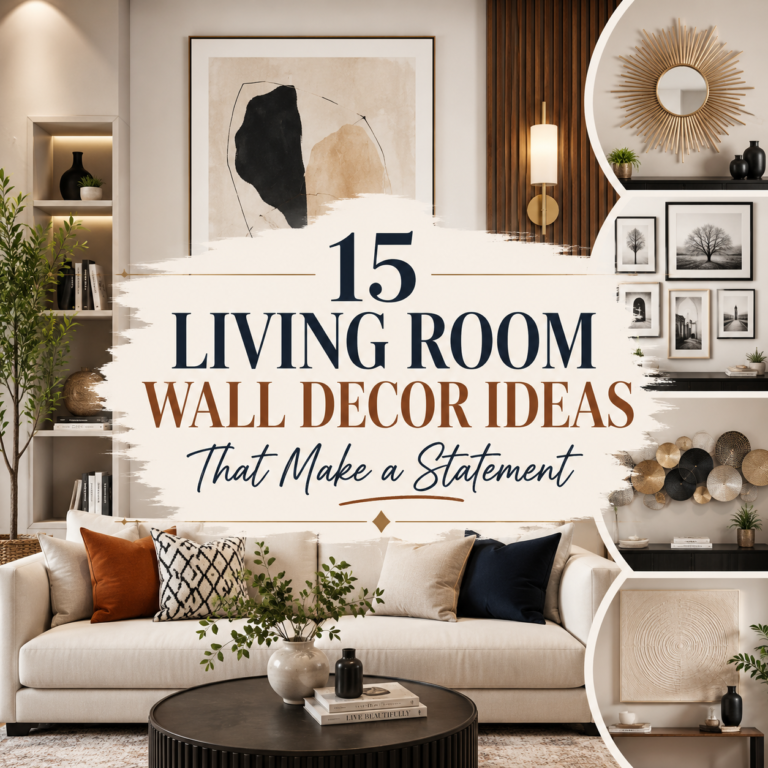 15 Living Room Wall Decor Ideas That Make a Statement