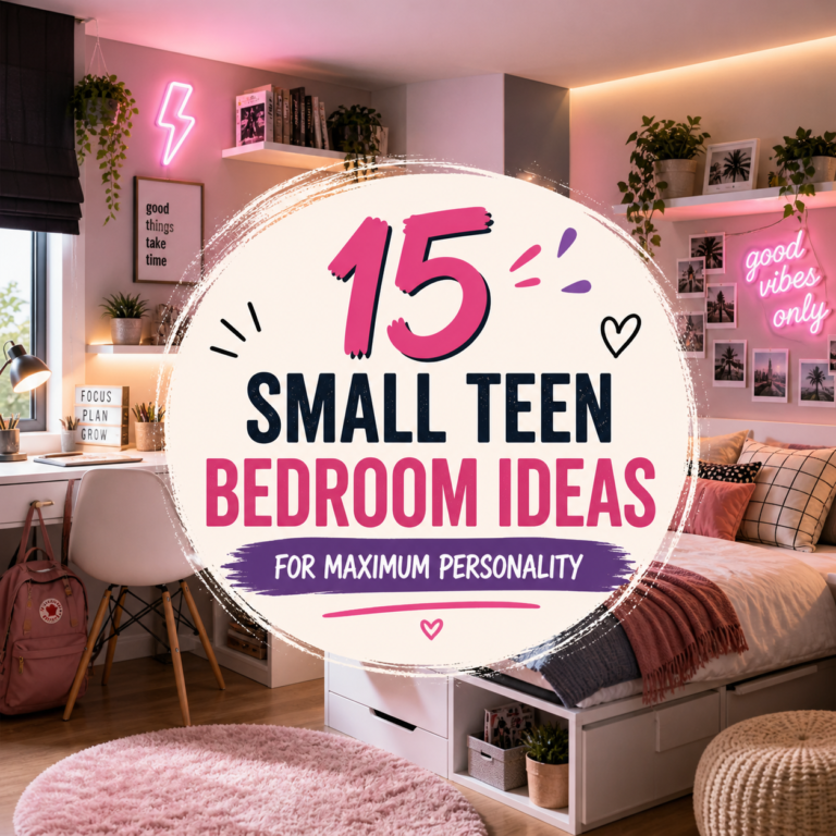 15 Small Teen Bedroom Ideas for Maximum Personality
