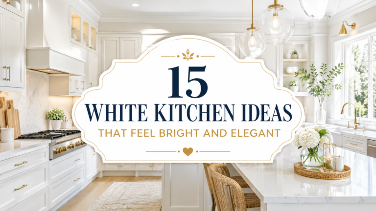 15 White Kitchen Ideas That Feel Bright and Elegant