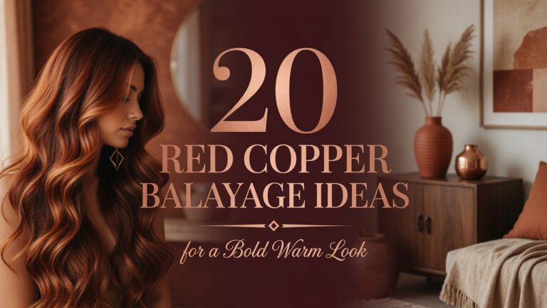 20 Red Copper Balayage Ideas for a Bold Warm Look