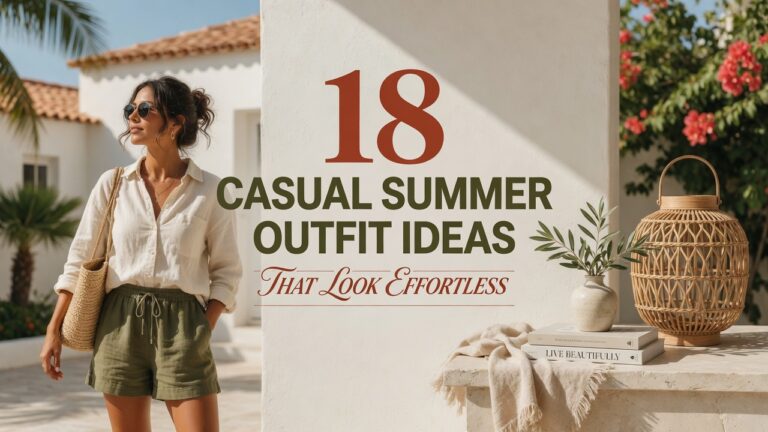 18 Casual Summer Outfit Ideas That Look Effortless