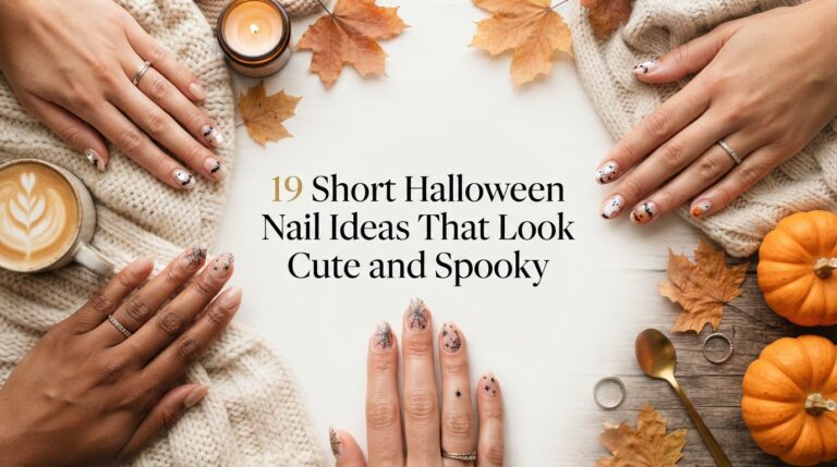 19 Short Halloween Nail Ideas That Look Cute and Spooky