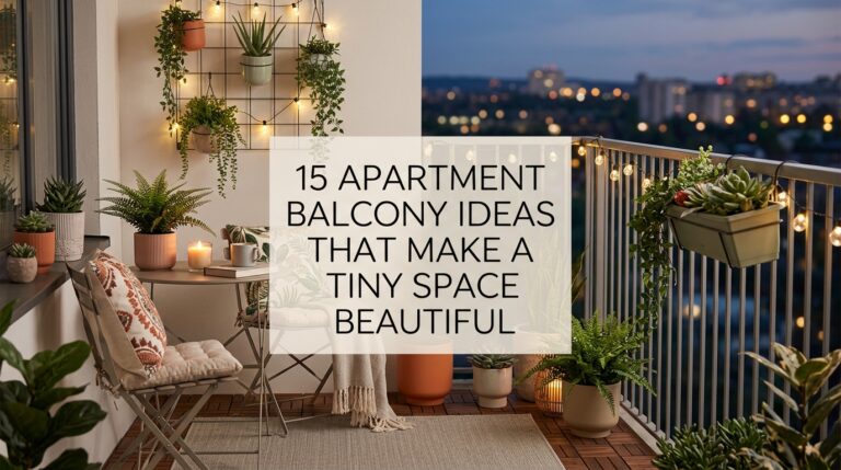 15 Apartment Balcony Ideas That Make a Tiny Space Beautiful
