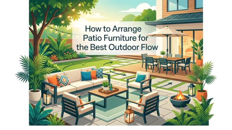 How to Arrange Patio Furniture for the Best Outdoor Flow