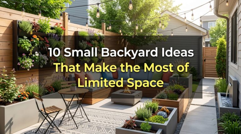 10 Small Backyard Ideas That Make the Most of Limited Space