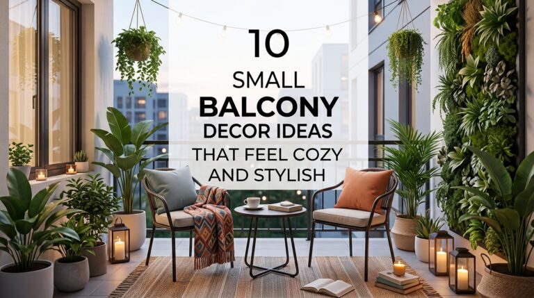 10 Small Balcony Decor Ideas That Feel Cozy and Stylish