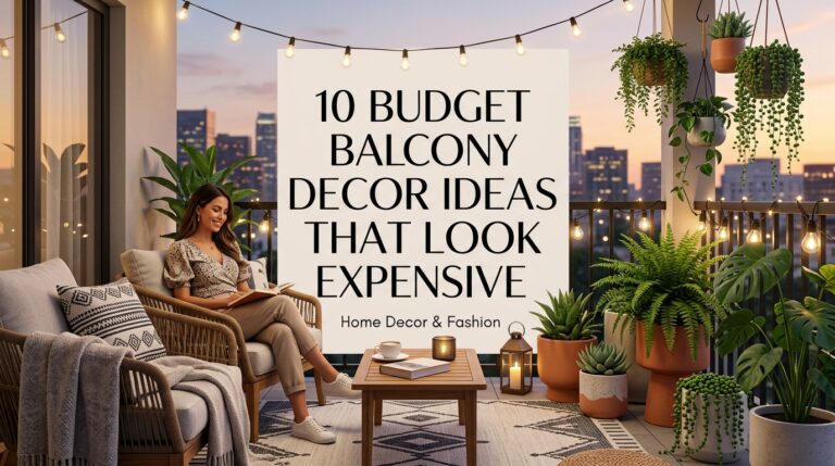10 Budget Balcony Decor Ideas That Look Expensive