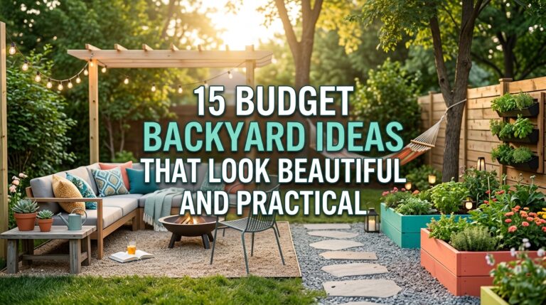 15 Budget Backyard Ideas That Look Beautiful and Practical