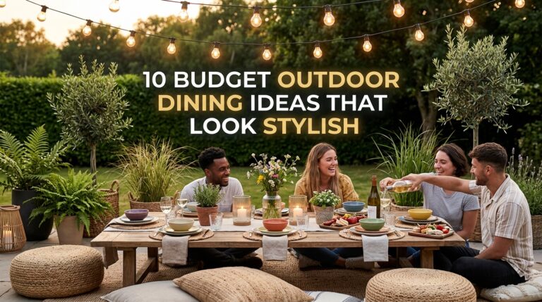 10 Budget Outdoor Dining Ideas That Look Stylish