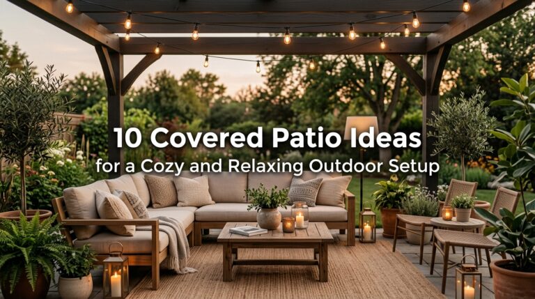 10 Covered Patio Ideas for a Cozy and Relaxing Outdoor Setup