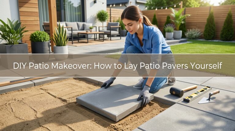 10-Step DIY Patio Makeover: How to Lay Patio Pavers Yourself