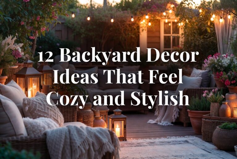 12 Backyard Decor Ideas That Feel Cozy and Stylish