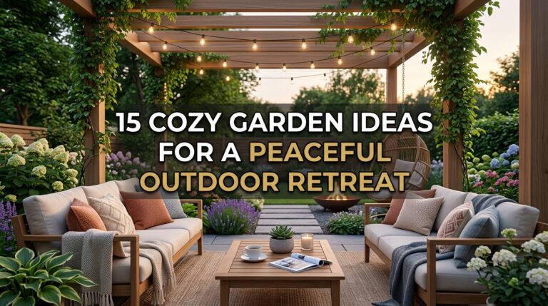 15 Cozy Garden Ideas for a Peaceful Outdoor Retreat