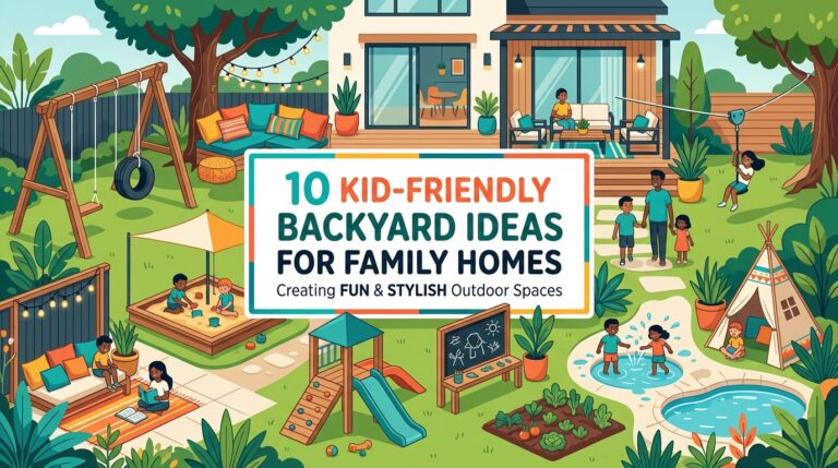 10 Kid-Friendly Backyard Ideas for Family Homes