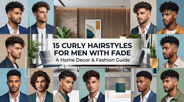 15 Curly Hairstyles for Men With Fade That Look Sharp and Modern
