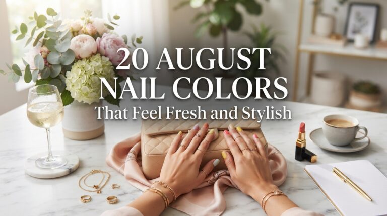 20 August Nail Colors That Feel Fresh and Stylish