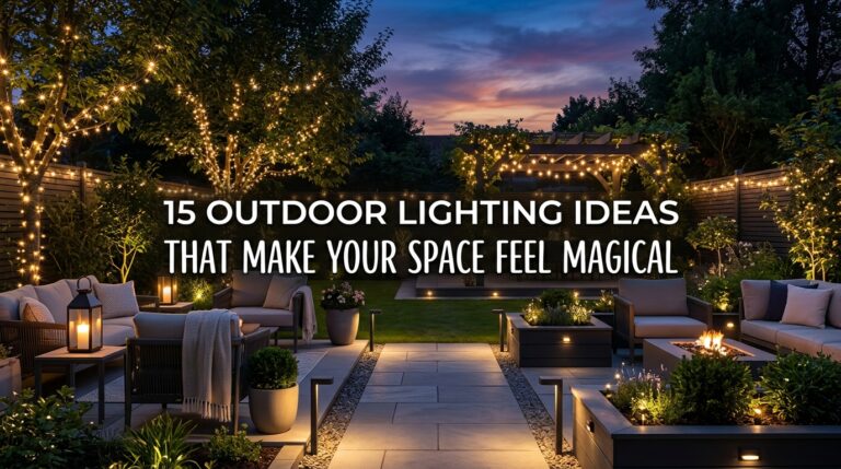 15 Outdoor Lighting Ideas That Make Your Space Feel Magical