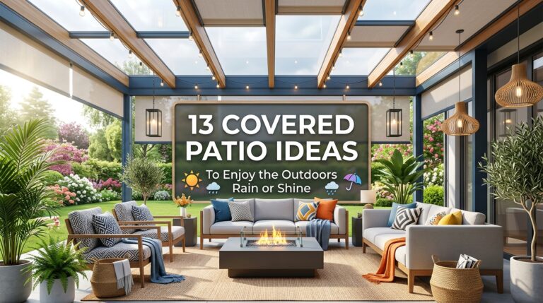 13 Covered Patio Ideas to Enjoy the Outdoors Rain or Shine