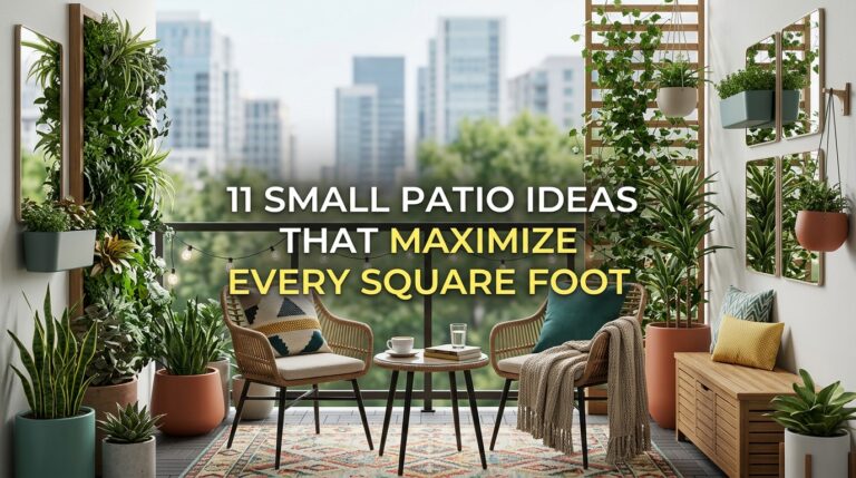 11 Small Patio Ideas That Maximize Every Square Foot