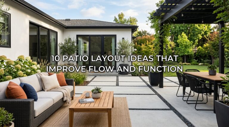 10 Patio Layout Ideas That Improve Flow and Function