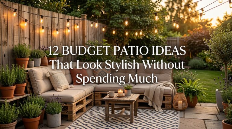 12 Budget Patio Ideas That Look Stylish Without Spending Much