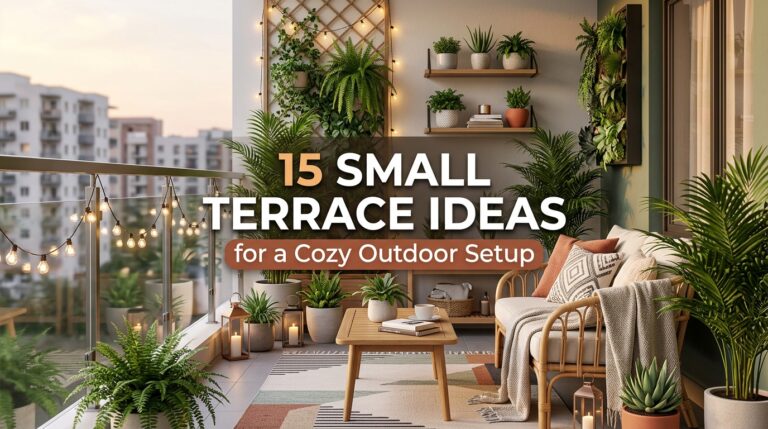 15 Small Terrace Ideas for a Cozy Outdoor Setup