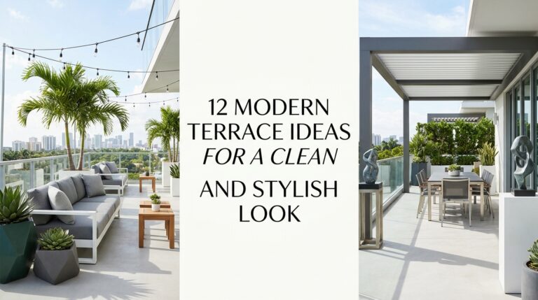 12 Modern Terrace Ideas for a Clean and Stylish Look
