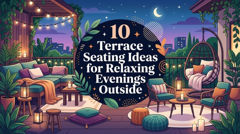 10 Terrace Seating Ideas for Relaxing Evenings Outside