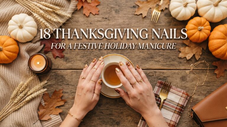 18 Thanksgiving Nails for a Festive Holiday Manicure
