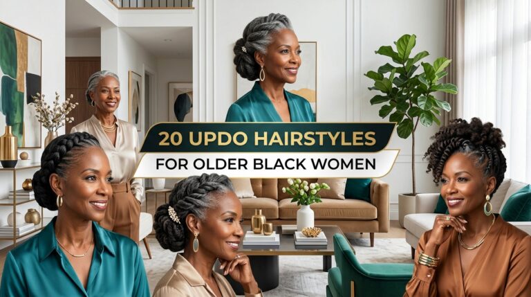 20 Updo Hairstyles for Older Black Women That Feel Elegant and Fresh