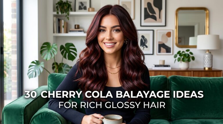 30 Cherry Cola Balayage Ideas for Rich Glossy Hair