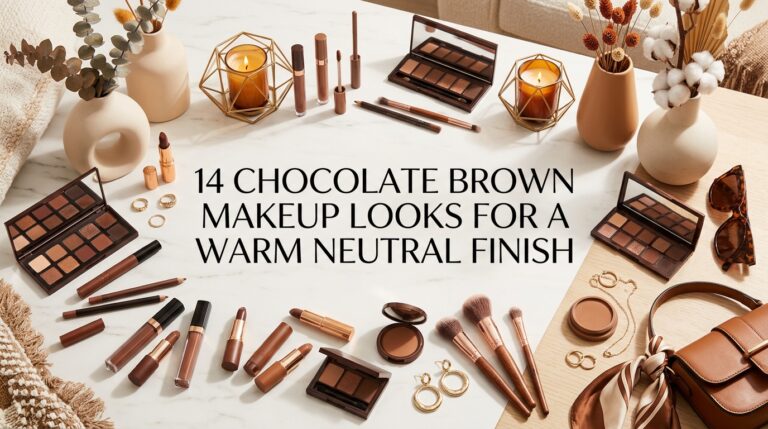 14 Chocolate Brown Makeup Looks for a Warm Neutral Finish