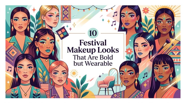 10 Festival Makeup Looks That Are Bold but Wearable