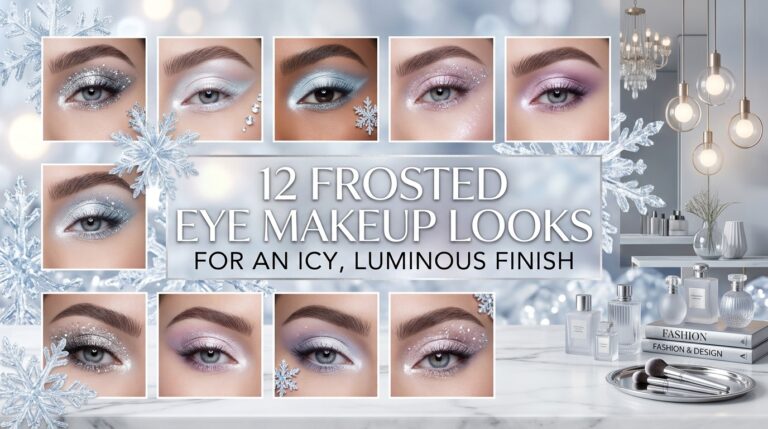 12 Frosted Eye Makeup Looks for an Icy, Luminous Finish