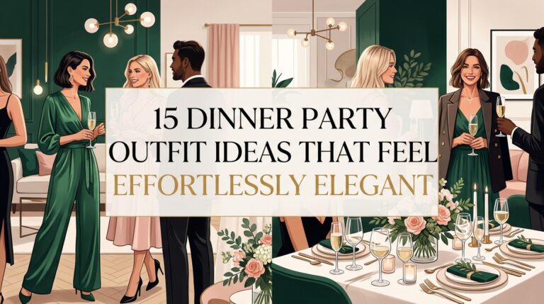 15 Dinner Party Outfit Ideas That Feel Effortlessly Elegant