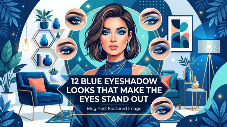 12 Blue Eyeshadow Looks That Make the Eyes Stand Out